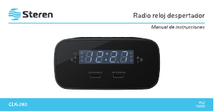 Manual de uso Steren CLK-280 Radiodespertador