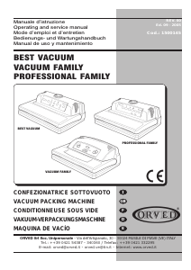 Bruksanvisning Orved Vacuum Family Vakuumpackare