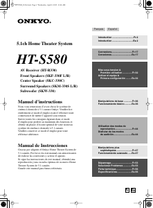 Manual de uso Onkyo HT-S580 Sistema de home cinema