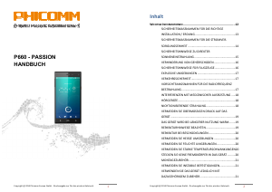 Bedienungsanleitung Phicomm P660 Passion Handy