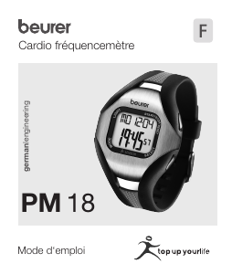 Mode d’emploi Beurer PM 18 Montre sport