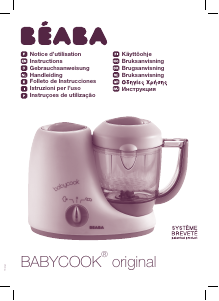 Manual Beaba Babycook Original Robot de cozinha