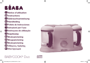 Manual Beaba Babycook Duo Robot de cozinha