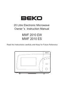 Manual BEKO MWF 2010 ES Micro-onda