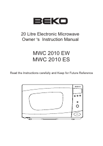Manual BEKO MWC 2010 EW Micro-onda
