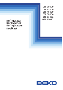 Mode d’emploi BEKO DSE 30006 Réfrigérateur combiné