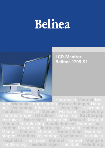 Mode d’emploi Belinea 1705 S1 Moniteur LCD