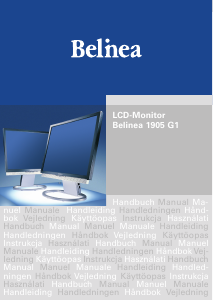 Mode d’emploi Belinea 1905 G1 Moniteur LCD
