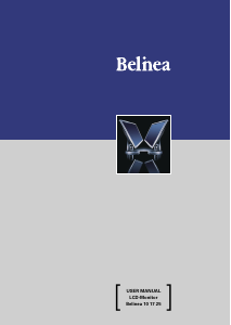 Mode d’emploi Belinea 10-17-25 Moniteur LCD