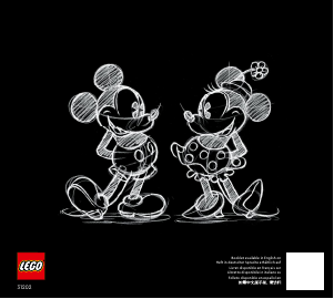 Manual Lego set 31202 Art Mickey Mouse