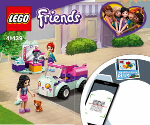 Käyttöohje Lego set 41439 Friends Kissan trimmausauto