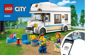 Manual Lego set 60283 City Holiday camper van