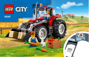 Manual Lego set 60287 City Tractor