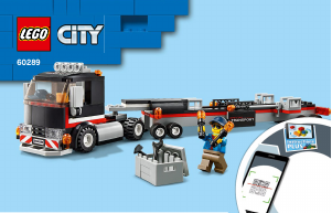 Manuale Lego set 60289 City Trasportatore di jet acrobatico