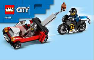 Manuale Lego set 60276 City Trasporto dei prigionieri della polizia