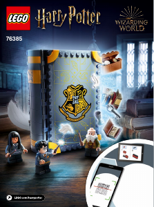 Manuale Lego set 76385 Harry Potter Lezione di incantesimi a Hogwarts