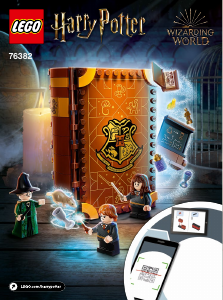 Manuale Lego set 76382 Harry Potter Lezione di trasfigurazione a Hogwarts
