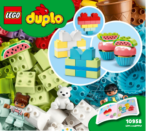 Manual Lego set 10958 Duplo Creative birthday party