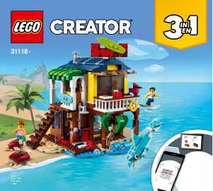 Mode d’emploi Lego set 31118 Creator La maison sur la plage du surfeur