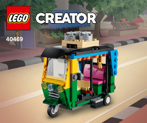 Bruksanvisning Lego set 40469 Creator Tuk tuk