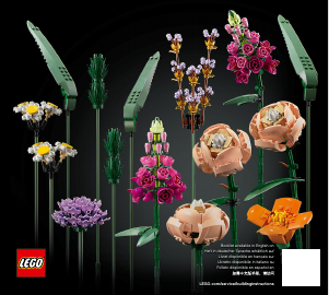 Manuale Lego set 10280 Creator Bouquet di fiori