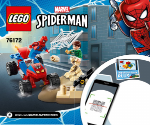 Handleiding Lego set 76172 Super Heroes Spider-Man en Sandman duel