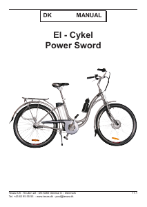 Brugsanvisning Texas Power Sword Elcykel