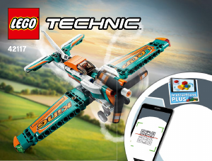 Bruksanvisning Lego set 42117 Technic Racerplan