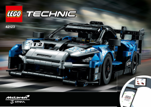 Manual de uso Lego set 42123 Technic McLaren Senna GTR