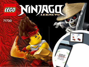 Használati útmutató Lego set 71730 Ninjago Hősi harci készlet - Kai vs Skulkin