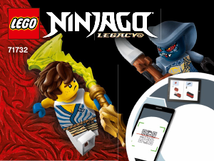 Handleiding Lego set 71732 Ninjago Epische Strijd set - Jay tegen Serpentine