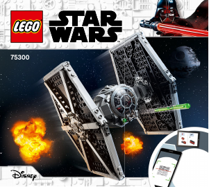 Bruksanvisning Lego set 75300 Star Wars Imperiets TIE-fighter