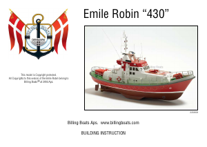 Handleiding Billing Boats set BB430 Boatkits Emile robin