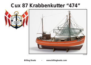 Brugsanvisning Billing Boats set BB474 Boatkits Cux 87