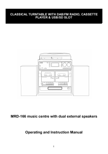 Käyttöohje Denver MRD-166 Stereosetti