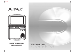 Manuale Denver MT-980DVBT Lettore DVD