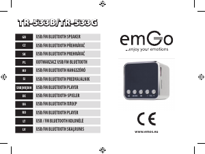 Bruksanvisning EmGo TR-533G Högtalare