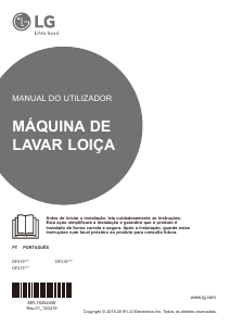 Manual LG DF315FPS Máquina de lavar louça