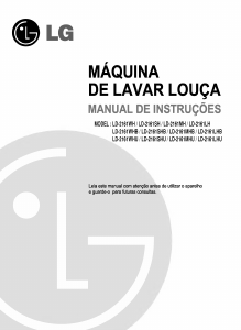 Manual LG LD-2161MH Máquina de lavar louça