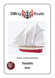 Handleiding Billing Boats set BB502 Boatkits Vanadis