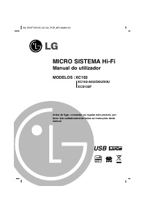 Manual LG XC102 Aparelho de som