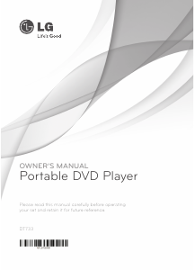Bruksanvisning LG DT733 DVD spelare