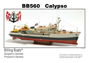 Handleiding Billing Boats set BB560 Boatkits Calypso