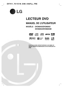 Bedienungsanleitung LG DVD6053 DVD-player