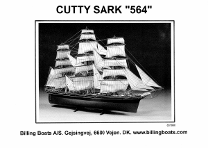 Handleiding Billing Boats set BB564 Boatkits Cutty shark