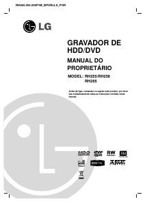 Manual LG RH256 Leitor de DVD
