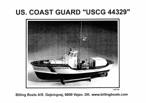 Handleiding Billing Boats set BB586 Boatkits US coast guard