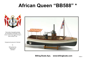 Handleiding Billing Boats set BB588 Boatkits African queen