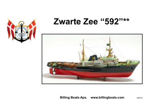 Handleiding Billing Boats set BB592 Boatkits Zwarte zee