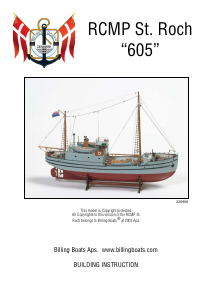 Manual de uso Billing Boats set BB605 Boatkits St. Roch